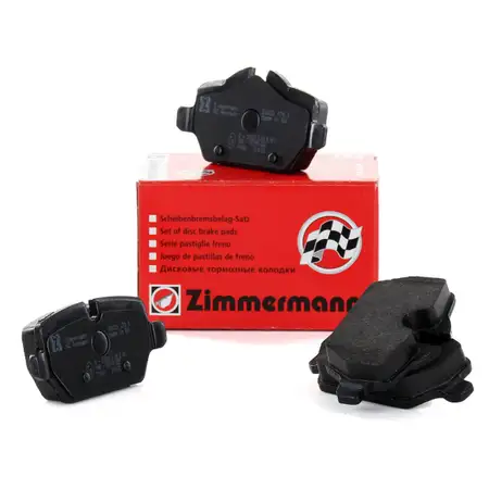 ZIMMERMANN Bremsbel&auml;ge Bremskl&ouml;tze f&uuml;r BMW E81 E87 E90 E91 Mini R60 R61 hinten