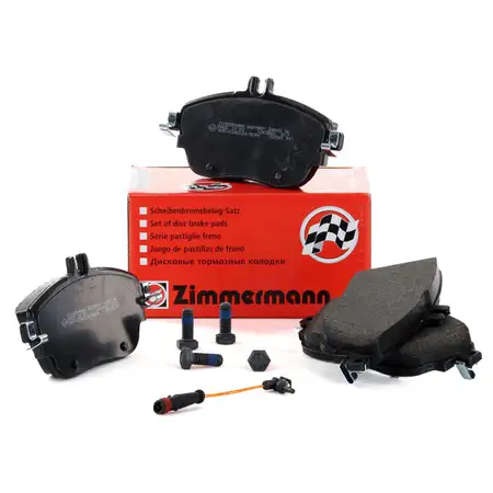 ZIMMERMANN Bremsbel&auml;ge Bremskl&ouml;tze f&uuml;r Mercedes W176 W246 W242 C117 X156 vorne