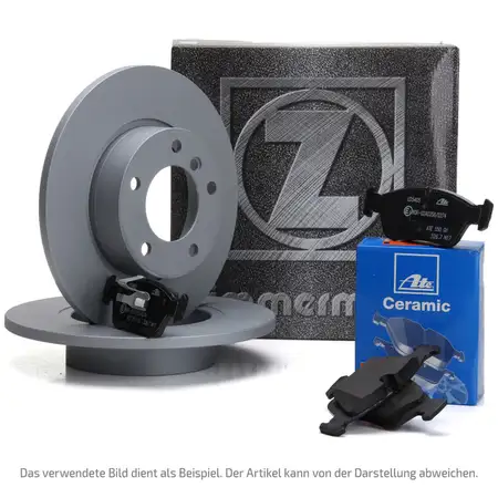 ZIMMERMANN Bremsscheiben ATE CERAMIC Bel&auml;ge SEAT Leon SKODA VW Caddy Eos Golf 5 hinten