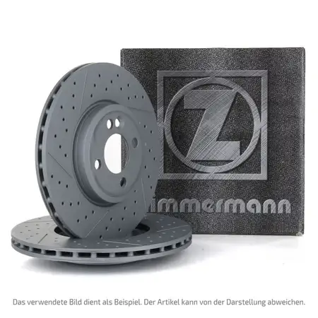 ZIMMERMANN Bremsscheiben Satz f&uuml;r MINI CLUBMAN F54 ONE / COOPER / WORKS hinten