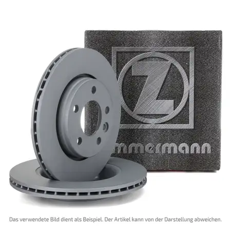 ZIMMERMANN Bremsscheiben f&uuml;r Nissan Leaf Qashqai X-Trail Renault Koleos hinten