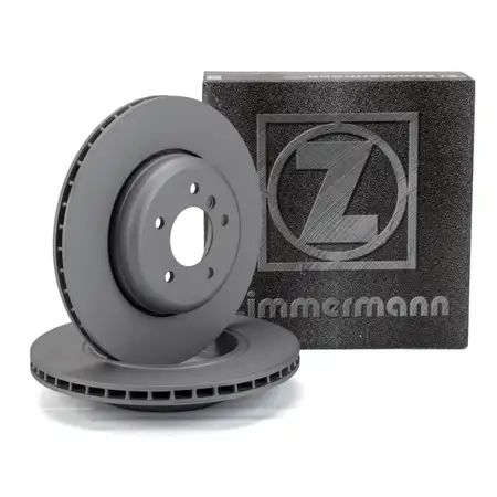 ZIMMERMANN Bremsscheiben Satz &Oslash; 345mm BMW 5er E60 E61 6er E63 E64 hinten