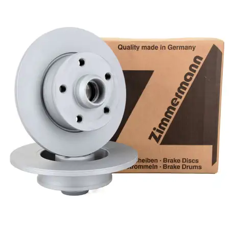 ZIMMERMANN Bremsscheiben f&uuml;r Seat Toledo VW Corrado Golf 3 Passat Vento hinten