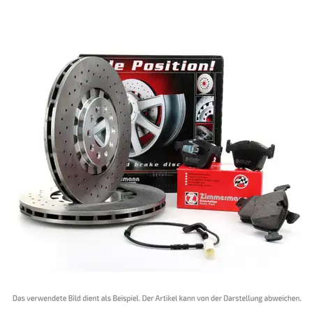 Zimmermann FORMULA Z Bremsscheiben + Bel&auml;ge PORSCHE 991 3.0 Carrera GTS vorne