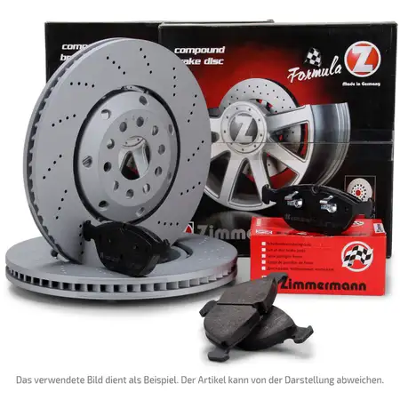 Zimmermann FORMULA Z Bremsscheiben + Bel&auml;ge OPEL Astra J GTC 2.0 OPC 280 PS vorne