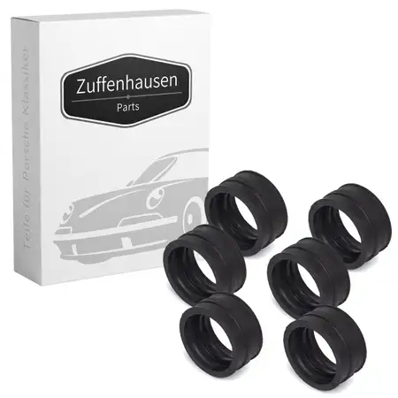 6x Verbindungsmuffe Ansaugstutzen f&uuml;r PORSCHE 964 3.6 Carrera 993 L-Jetronic 496411068703