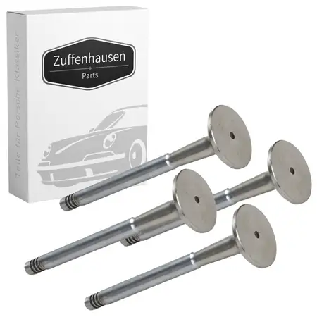 4x Auslassventil &Oslash; 34mm f&uuml;r PORSCHE 356 C 1600 / SC + 912 1.6 61610540601