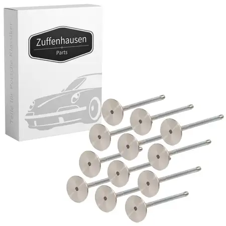 12x Auslassventil f&uuml;r PORSCHE 996 997 3.6 Turbo / S + 3.6 GT2 / RS 99610511372