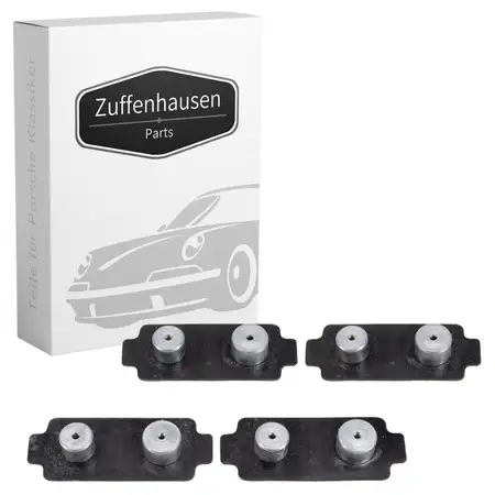 4x Bremstr&auml;gerplatte f&uuml;r PORSCHE Boxster Cayman (987) 2.7 240/245 PS vorne 98735108801