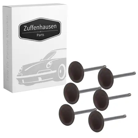 6x Einlassventil f&uuml;r PORSCHE 993 3.8 Carrera RS 300 PS 1995-1997 99310540942