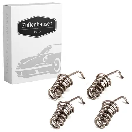 4x Feder R&uuml;ckzugfeder Bremsbacken f&uuml;r PORSCHE 997 Boxster Cayman (987) hinten 99735274101