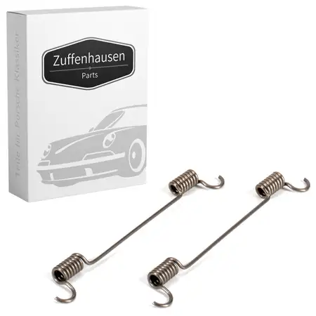 2x Feder R&uuml;ckzugfeder Bremsbacken f&uuml;r PORSCHE 356 911 912 924 928 944 90135295410