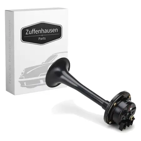 Fanfare Hupe Signalhorn HOCHTON f&uuml;r PORSCHE 911 ab 1970 + 964 + 928 91163510121