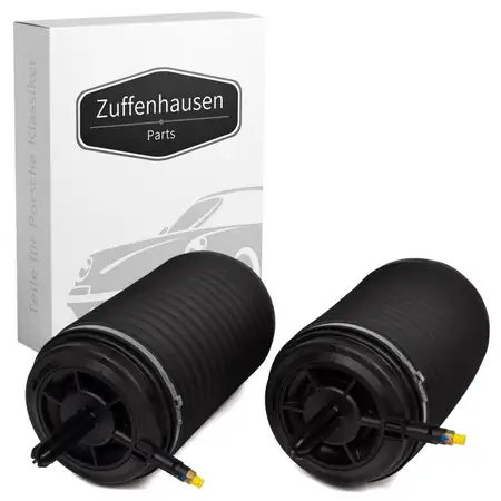 2x Luftfeder Sto&szlig;d&auml;mpfer PORSCHE Macan (95B) hinten 95B616001B + 95B616002B