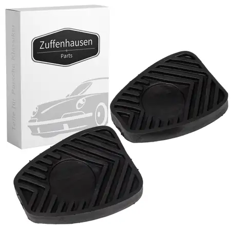 2x Pedalgummi Kupplung Bremse f&uuml;r PORSCHE 356 911 912 914 964 993 959 91442321000