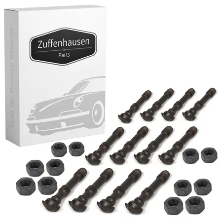 12x Pleuelschraube + Pleuelmutter f&uuml;r PORSCHE 911 2.0 L/E/S bis 1969 914 /6 2.0