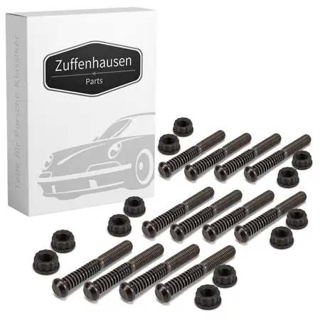 12x Pleuelschraube 9x70mm + Pleuelmutter f&uuml;r PORSCHE 993 966 997 Carrera Turbo