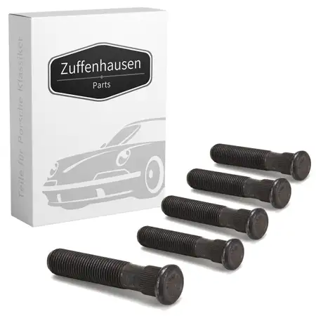 5x Radbolzen 72 MM f&uuml;r PORSCHE 911 Carrera + 928 4.5-5.4 GTS hinten 90133167101