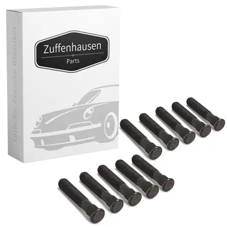 10x Radbolzen 72 MM f&uuml;r PORSCHE 911 Carrera + 928 4.5-5.4 GTS hinten 90133167101