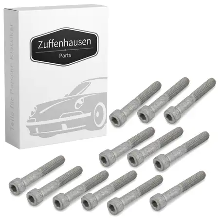 12x Schraube M8x50 Antriebswelle f&uuml;r PORSCHE 90006721102 90006721109 N0147513