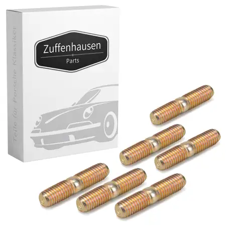 6x Stehbolzen W&auml;rmetauscher M8x20mm f&uuml;r PORSCHE 356 911 964 993 912 914 924 99906200602