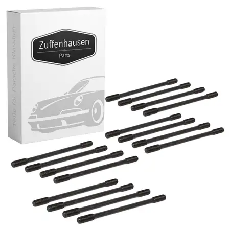 16x Stehbolzen f&uuml;r PORSCHE 356 1100-C 2000 GS Carrera 2 912 1.6 53901118