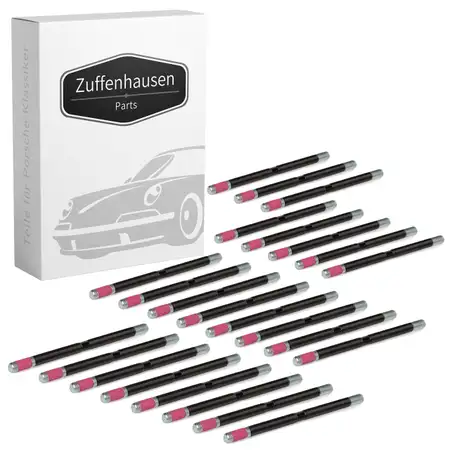 24x Stehbolzen f&uuml;r PORSCHE 911 964 993 Carrera RS + Turbo links 99310117054