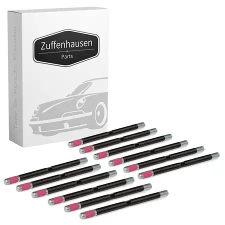 12x Stehbolzen f&uuml;r PORSCHE 911 3.0 3.2 3.3 964 3.6 Turbo links 99310117054