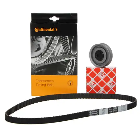 CONTI CT637 Zahnriemen + FEBI Spannrolle VW Golf 1 2 3 Passat B1-B4 T4 PORSCHE 924