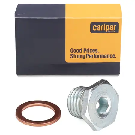 CARIPAR &Ouml;lablassschraube + Dichtring BMW E81-88 E46 E90-93 E38 E31 X1 E84 Z4 11137568309