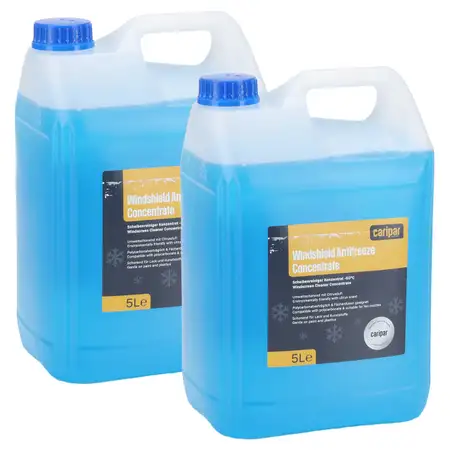 10 Liter CARIPAR WINDSHIELD ANTIFREEZE Scheiben Frostschutz Konzentrat Citrusduft -60&deg;C