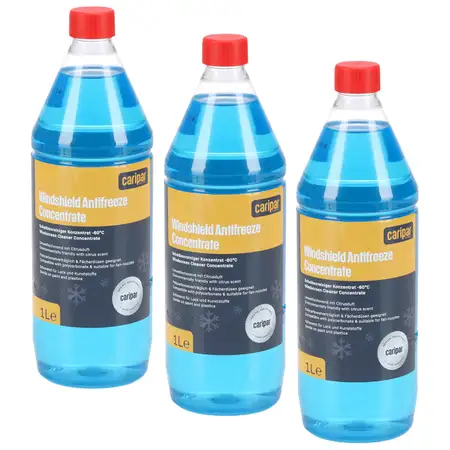 3L 3 Liter CARIPAR WINDSHIELD ANTIFREEZE Scheiben Frostschutz Konzentrat Citrusduft -60&deg;C