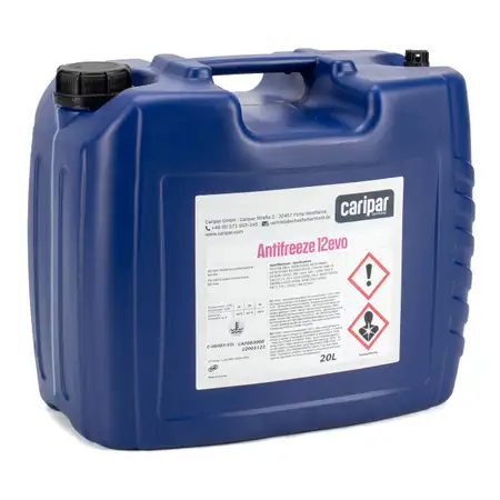 20L 20 Liter CARIPAR ANTIFREEZE 12 EVO Frostschutz K&uuml;hlerfrostschutz Konzentrat