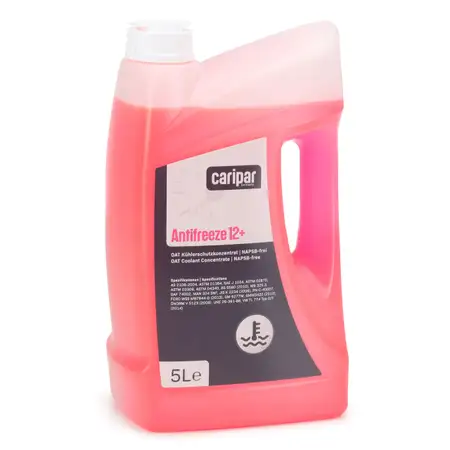 5L 5 Liter CARIPAR ANTIFREEZE 12+ Frostschutz K&uuml;hlerfrostschutz Konzentrat