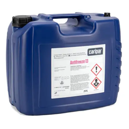 20L 20 Liter CARIPAR ANTIFREEZE 13 Frostschutz K&uuml;hlerfrostschutz Konzentrat