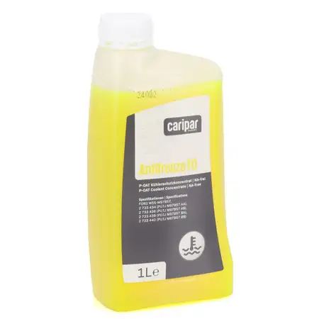 1L 1 Liter CARIPAR ANTIFREEZE FO K&uuml;hlerfrostschutz Konzentrat f&uuml;r FORD WSS-M97B57-A1/A2