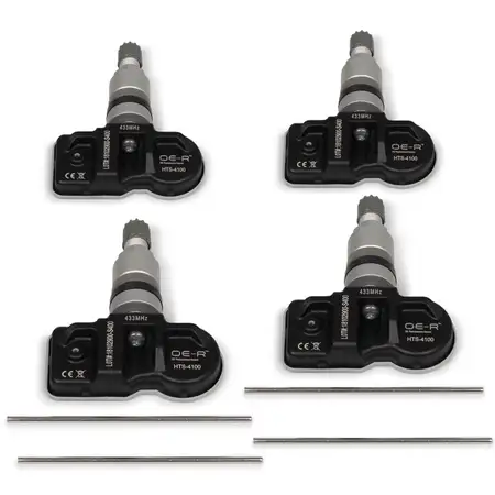 4x CARIPAR Reifendrucksensor Radsensor f&uuml;r AUDI BMW MINI PORSCHE SKODA VW