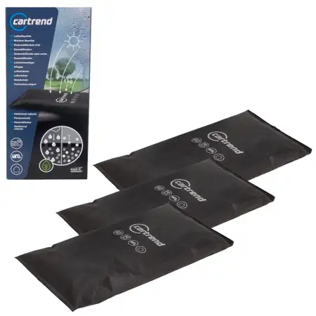 3x 1kg CARTREND Luftentfeuchter Auto-Entfeuchter PKW Auto Wohnwagen Boot wiederverwendbar