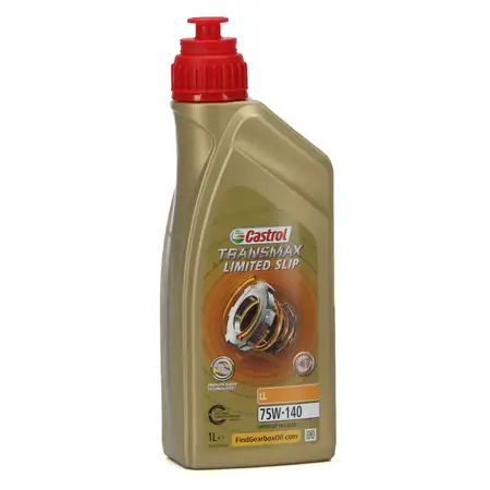 1L 1 Liter CASTROL TRANSMAX LIMITED SLIP LL 75W-140 Achsgetriebe&ouml;l API GL-5 MB 235.61