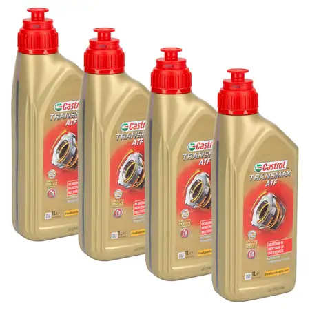 4L 4 Liter CASTROL TRANSMAX ATF DEXRON VI MERCON LV MULTIVEHICLE Automatikgetriebe&ouml;l