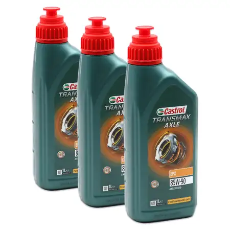 3L 3 Liter CASTROL TRANSMAX AXLE EPX 85W-90 Schaltgetriebe&ouml;l API GL-5 MB 235.0