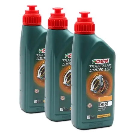 3L 3 Liter CASTROL TRANSMAX LIMITED SLIP Z 85W-90 Schaltgetriebe&ouml;l API GL-5