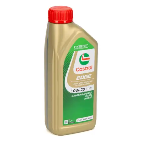 1L 1 Liter CASTROL EDGE 0W-20 LL IV Motor&ouml;l MB 229.71/72 PORSCHE C20 VW 508/509.00