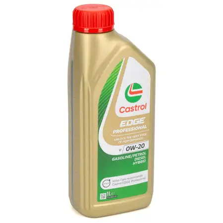 1L 1 Liter CASTROL EDGE Professional V 0W-20 Motor&ouml;l ACEA C5 VOLVO VCC RBS0-2AE