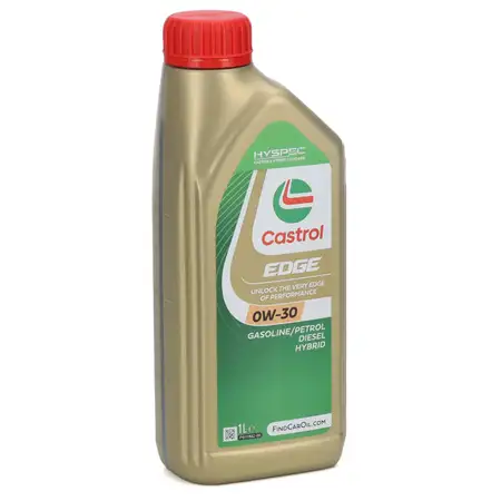 1L 1 Liter CASTROL EDGE 0W-30 Motor&ouml;l BMW LL04 LL19FE MB 229.31/51 Renault RN0700/0710