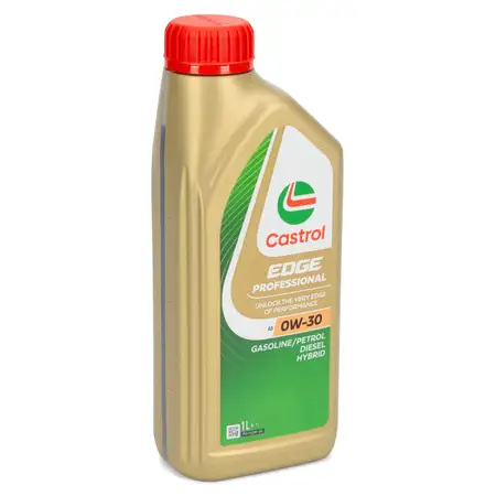 1L 1 Liter CASTROL EDGE Professional A5 0W-30 Motor&ouml;l &Ouml;L ACEA A1/B1 A5/B5 API SL/CF VOLVO