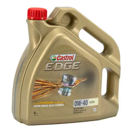 4L CASTROL EDGE TITANIUM 0W40 A3/B4 Motor&ouml;l Ford WSS-M2C937-A MB 229.3/5 VW 502/505.00