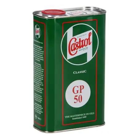 1L 1 Liter CASTROL CLASSIC GP50 Motor&ouml;l Oldtimer Classic Cars pre1950