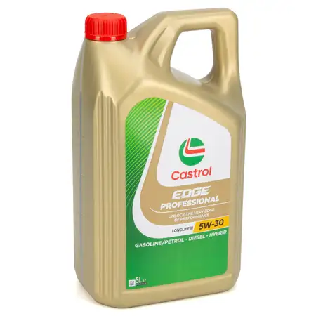 5L 5 Liter CASTROL EDGE Professional LONGLIFE III 5W-30 Motor&ouml;l VW 504/507.00 PORSCHE C30