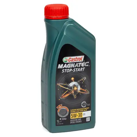 1L 1 Liter CASTROL Magnatec STOP-START Motor&ouml;l &Ouml;l 5W30 S1 ACEA C2 FIAT 9.55535-S1